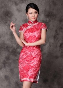 Chinese-style qipao dress