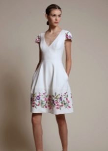 Dress with floral print