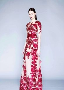 Floral Evening Dress