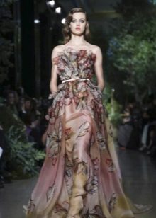 Flower Evening Dress by Elie Saab