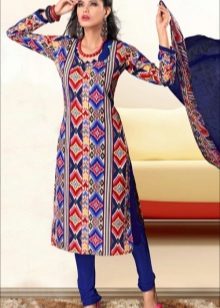 Bright print dresses in oriental style