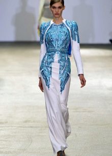 Dress in oriental style by Antonio Berardi