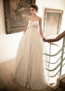 Magnificent guipure wedding dress