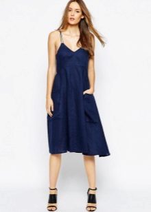 Linen dress - sundress