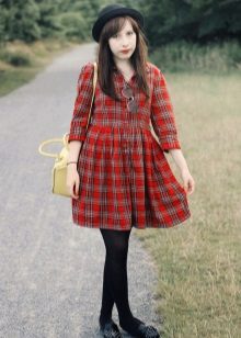 Red Plaid Dress (Tartan)