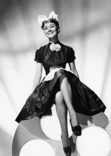 Black A-Silhouette Dress by Audrey Hepburn