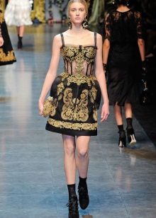 Baroque short dress