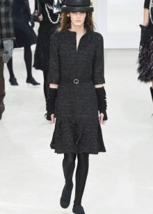 Tweed woolen dress