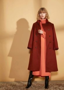 Woolen dress warm midi