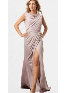 stylish summer satin dress