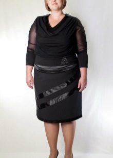  pencil skirt for obese women in combination fabric