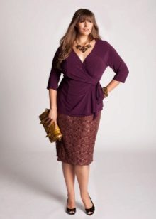 elegant pencil skirt for obese women