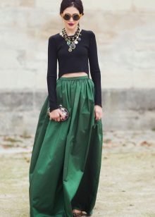 emerald skirt