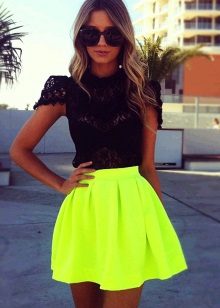 bright summer skirt