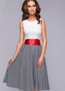 small striped skirt