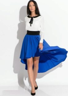 cascade skirt with elastic band