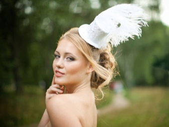 Wedding hat for a wedding dress for a second marriage