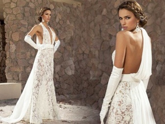 Frank lacy wedding dress by Dany Mizrahi