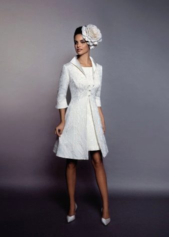 Wedding dress with jacket