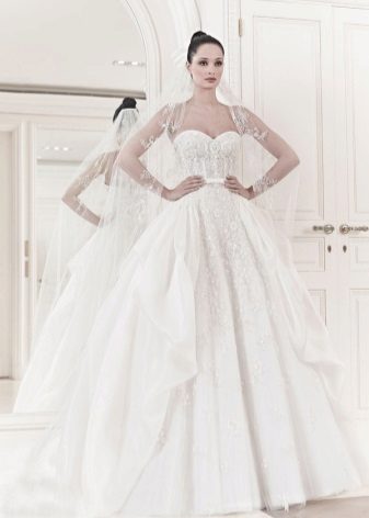 Wedding dress in the style of a princess from Zuhair Murad 2014