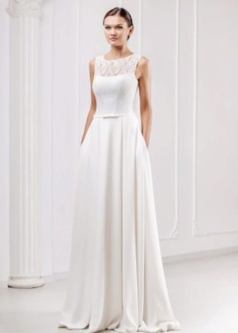 simple wedding dress from Oksana Mucha