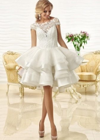 Wedding dress from Oksana Mucha short