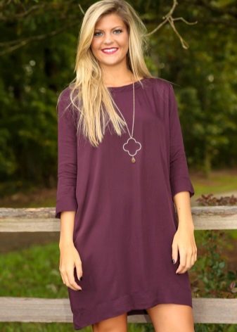 Eggplant Casual Dress