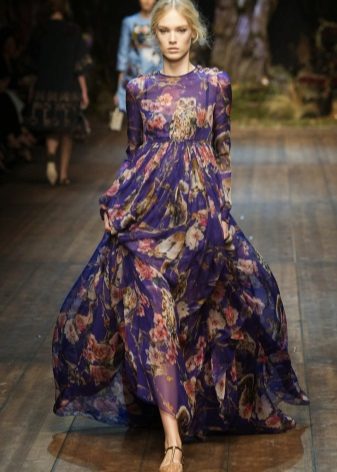 Floral Dress with Loose Waist