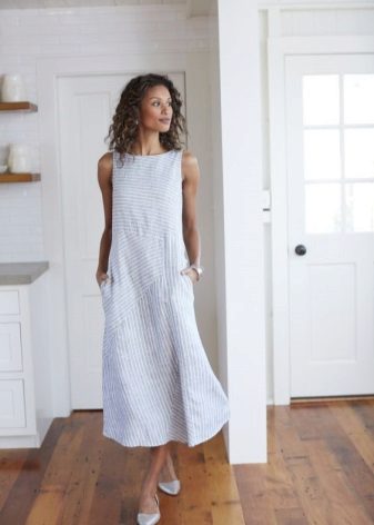 Linen dress A-line