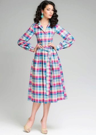 Checkered dress Tatyanka