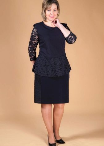  pencil skirt with lace for obese women