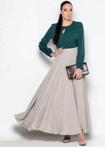 lightweight long skirt