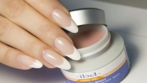 All about French manicure with nail extension