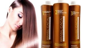 Means for keratin hair straightening without formaldehyde