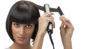 Options for styling iron for short hair