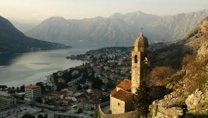 Features recreation in the city of Kotor in Montenegro