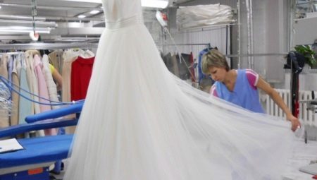 Dry-cleaner of a wedding dress