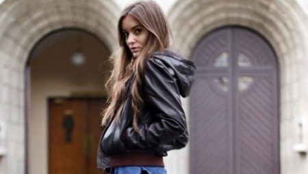 Women's leather jacket with a hood - the hit of this year