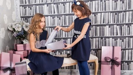 School blue dress