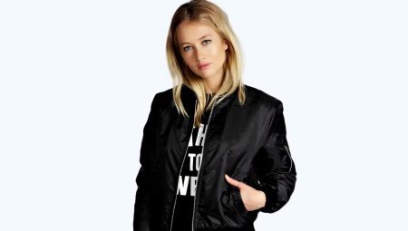 Black bomber jacket