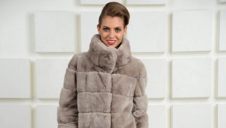 Rabbit fur coat