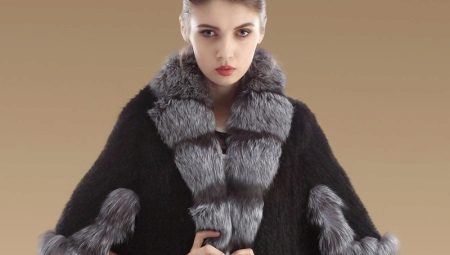 Knitted fur coat