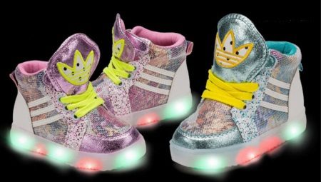 Luminous sneakers for kids