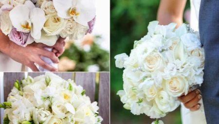 Bridal bouquet from orchids: options and ideas for combining with other flowers