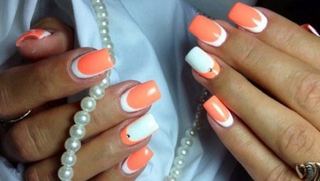 Orange Manicure Design Ideas