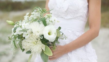 How to choose a white bouquet to the bride?