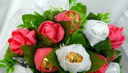 How to choose and make a wedding bouquet of sweets?