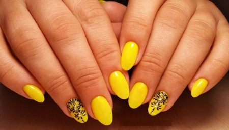 Lemon manicure: color features and stylish design ideas