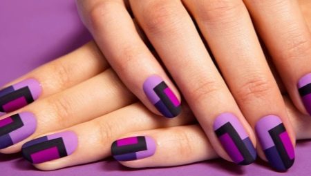 Matte manicure: design features and trendy techniques