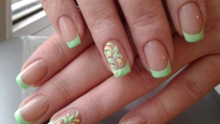 Pale green manicure: design features and fashion ideas